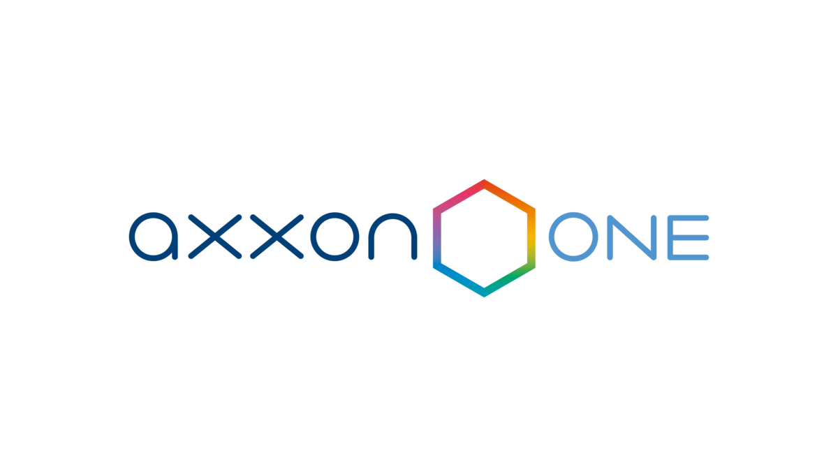 “axxonone” lettering with logo