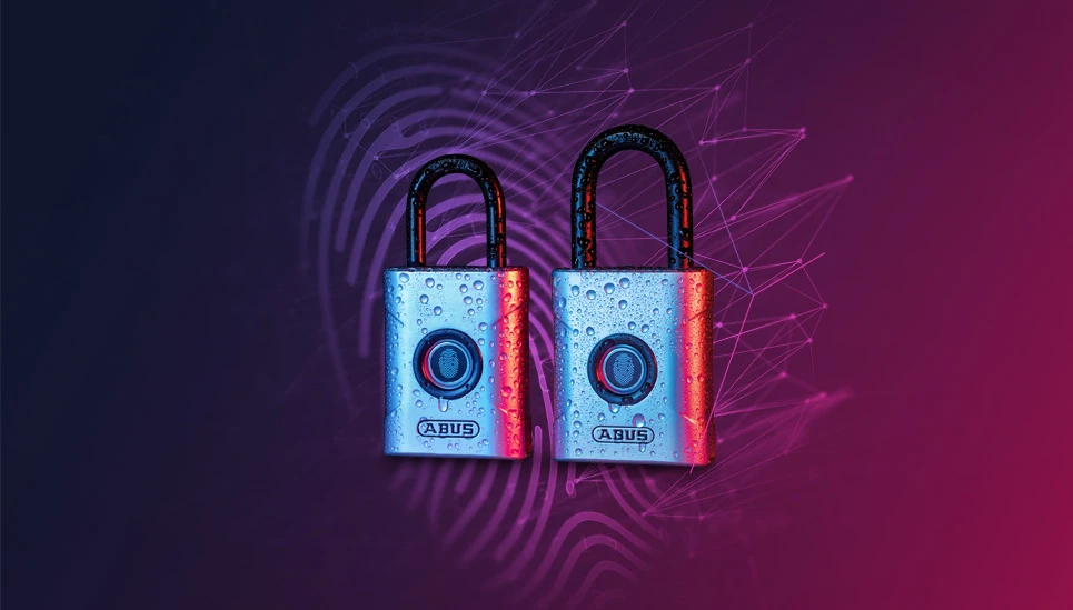 One fingerprint lock - two sizes © ABUS
