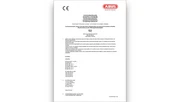 Konformitätserklärung – RWM165 © ABUS
