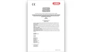 Konformitätserklärung – RWM450 © ABUS