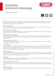 Checkliste – Motorradsicherheit © ABUS