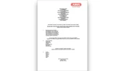 Leistungserklärung – RWM120 © ABUS