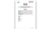 Konformitätserklärung – RM40 © ABUS