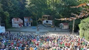 Blick auf eine Vorstellung auf die Freilichtbühne Billerbeck.