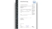 VdS-Zertifikat – Tür-Stangenschloss TSS550 © ABUS