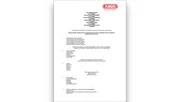 Declaration of performance - RM05A © ABUS
