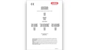 Konformitätserklärung – Citadel Micral Alarm-Basisset MIBS218 © ABUS