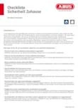 Checkliste – Fenstersicherheit © ABUS