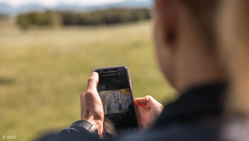 ABUS Link Station App: Die Überwachung auf dem Smartphone dabei