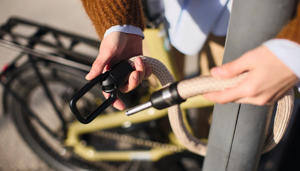 Fahrradschloss richtig abschließen © ABUS