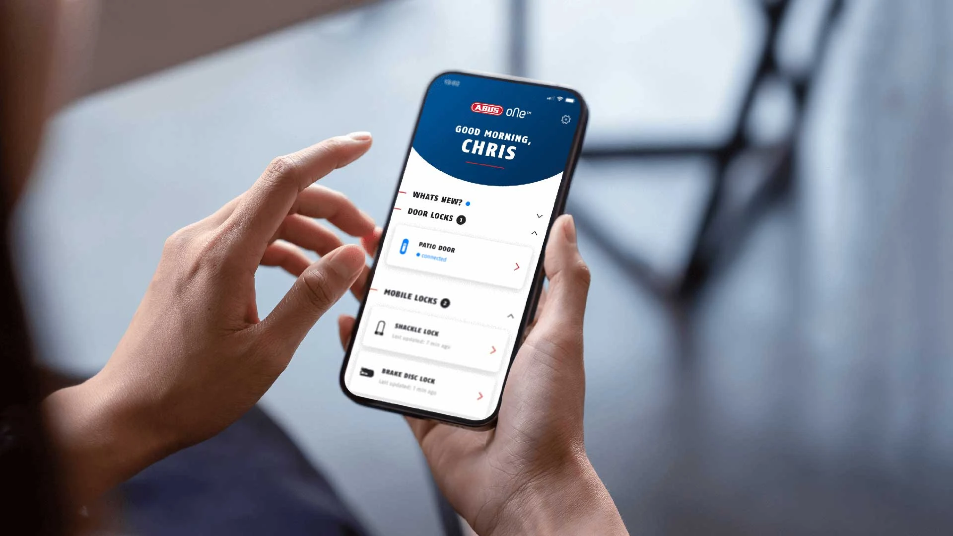 The ABUS ONE app shows connectivity to ABUS bike and motorcycle locks  ©ABUS