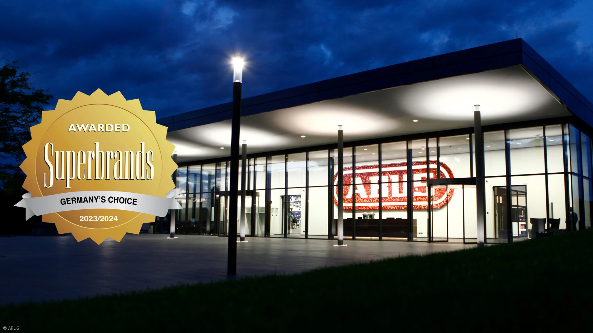 Auszeichnung als ,,Superbrands Germany 2023/2024'' © ABUS