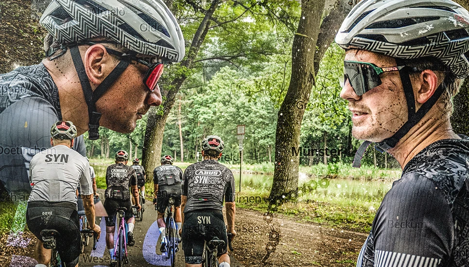 Fotocollage Radtour 300km © ABUS