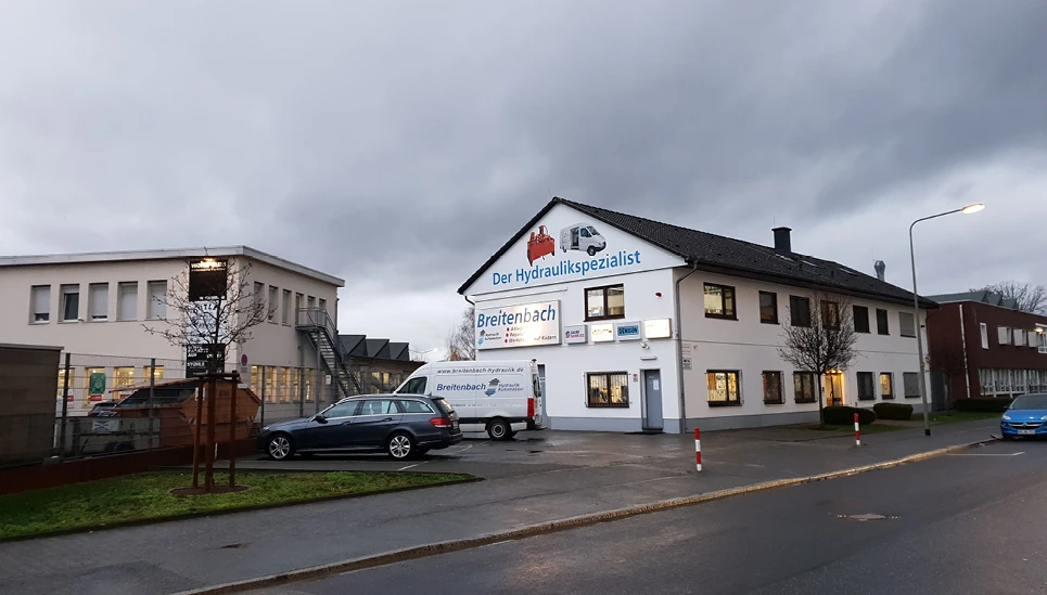 Der Hydraulikspezialist Breitenbach setzt auf das Zutrittskontrollsystem ABUS wAppLoxx Pro.