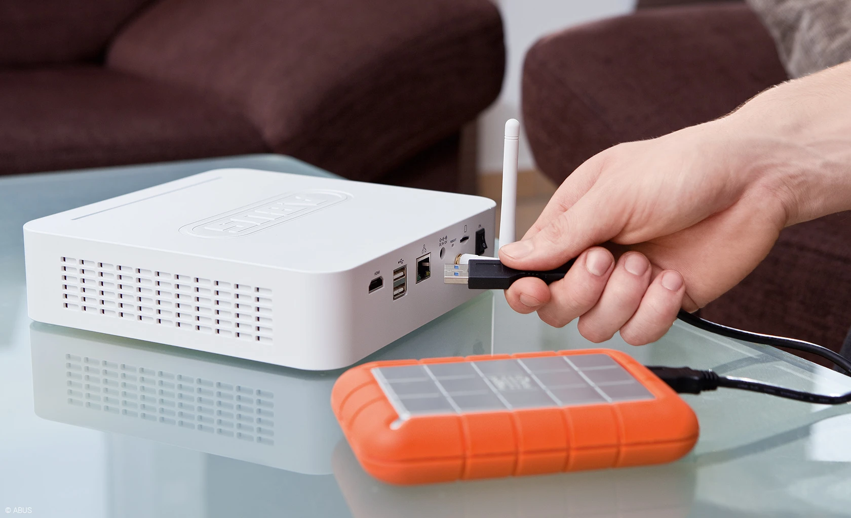 Fra informasjonsetiketter til signaforsterkningssett © ABUS