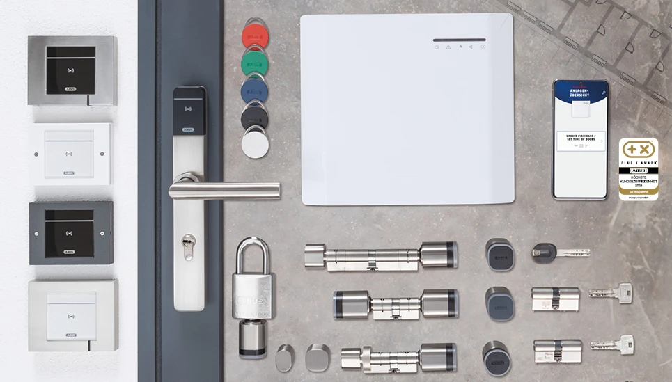 Access control products grouped together in one image.