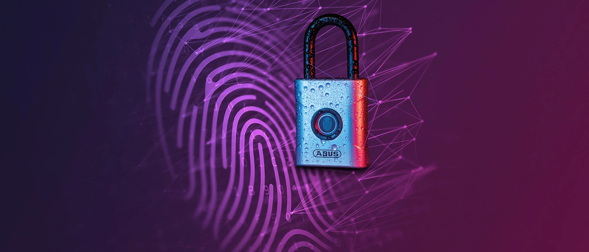 Touch it and the lock opens © ABUS