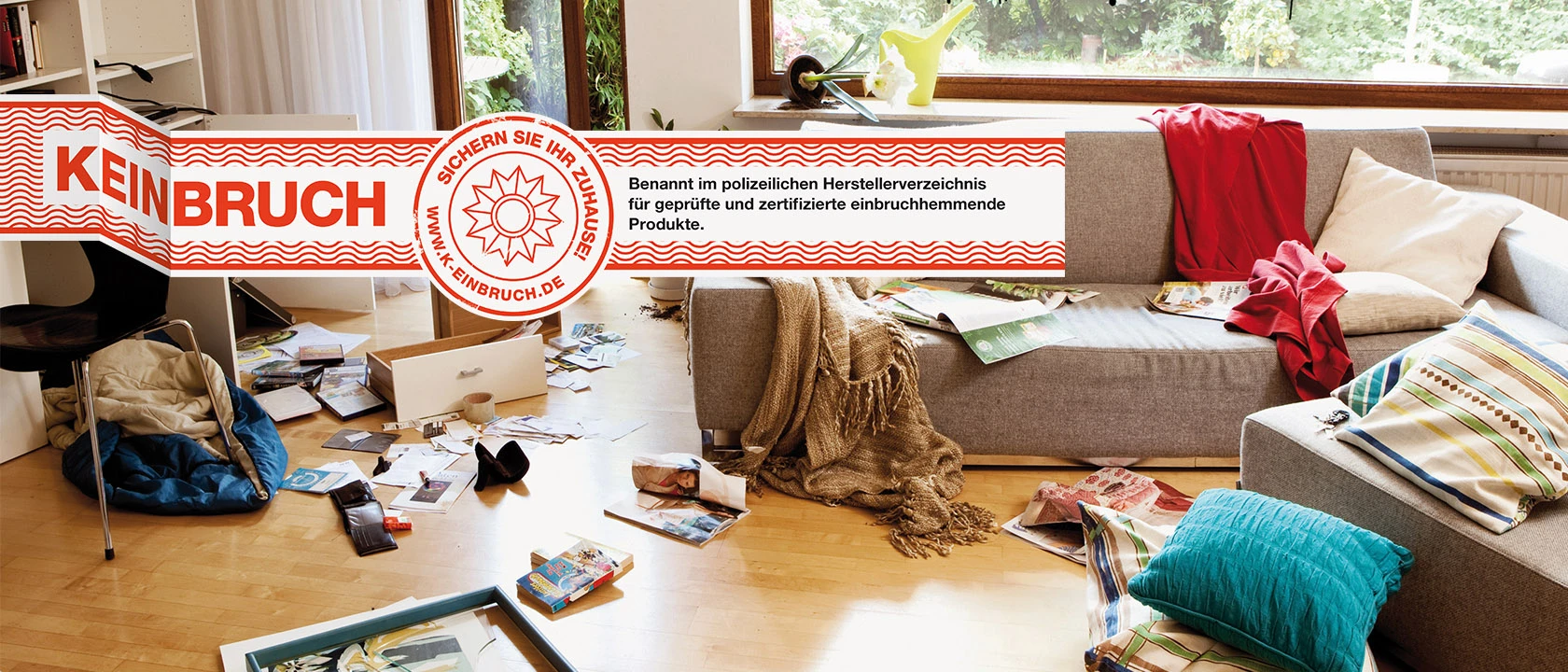 Erfahren Sie mehr über die K-Einbruch Initiative der Polizei  © Polizeiliche Kriminalprävention der Länder und des Bundes