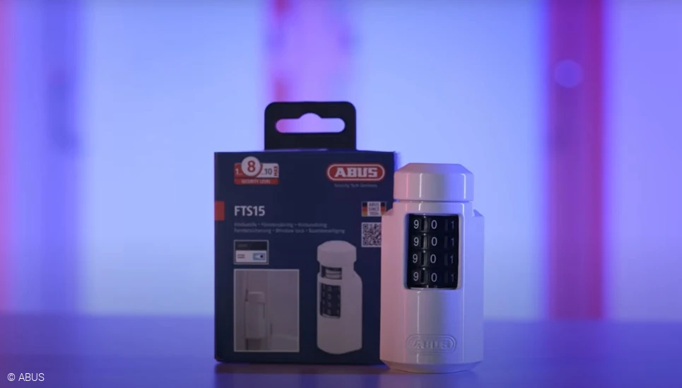 Sådan monterer du FTS15 vindueslåsen fra ABUS © ABUS