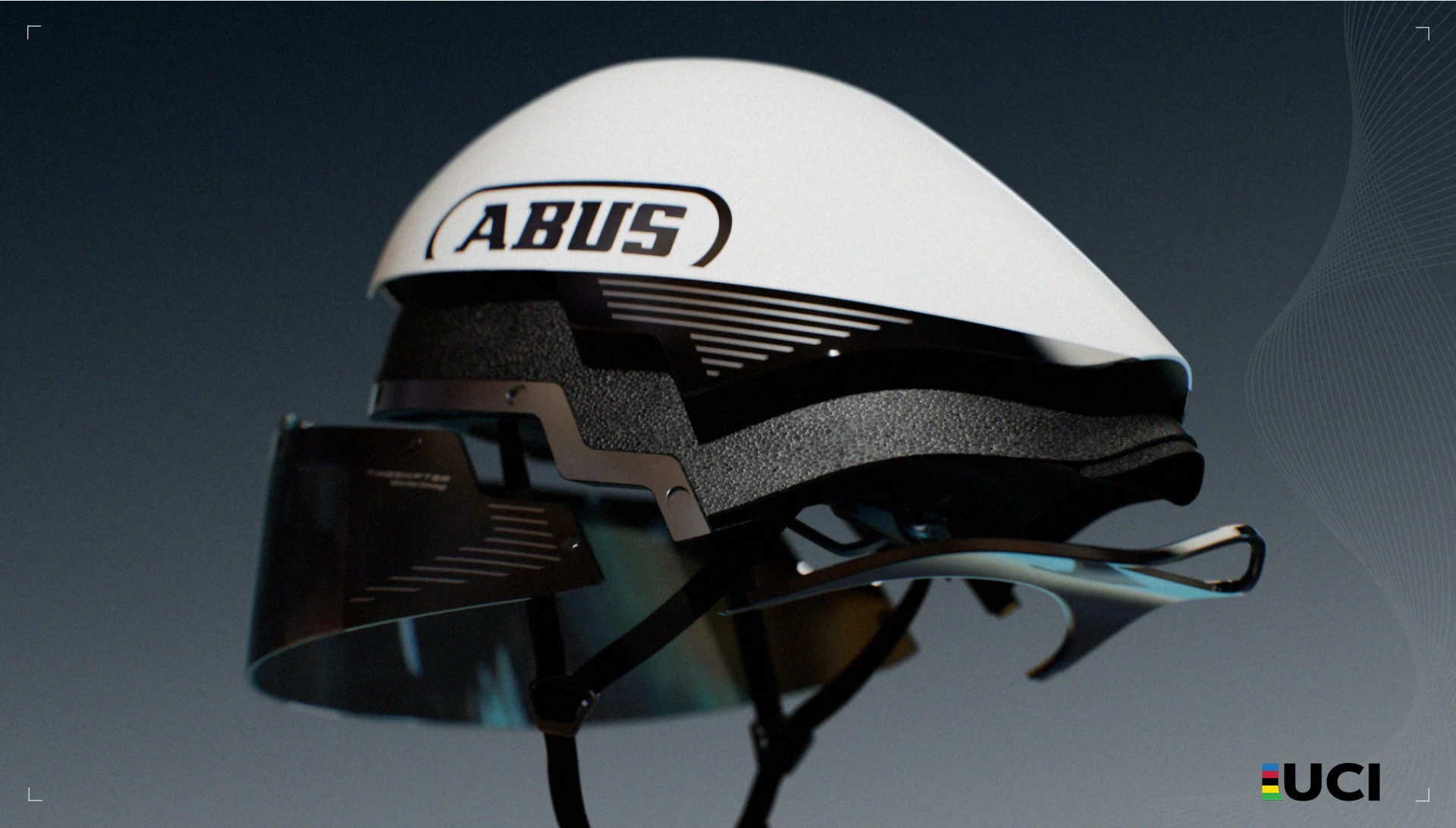Explosionszeichnung Schalenaufbau des TimeShifter TT Helm © ABUS