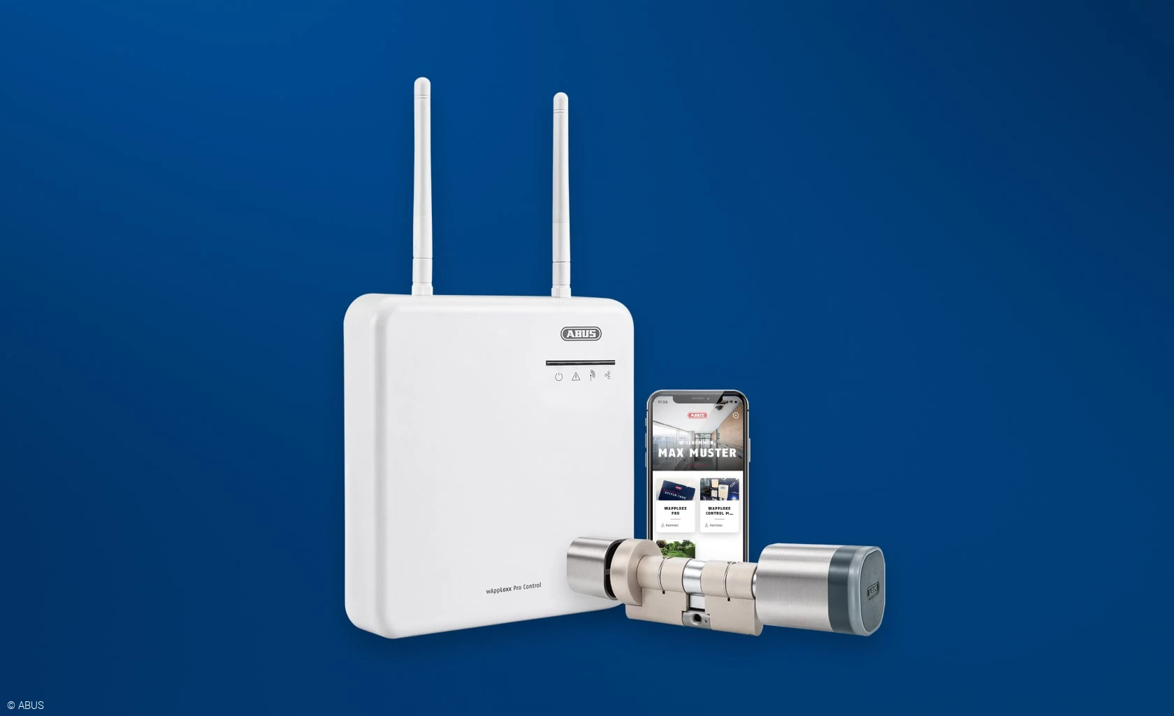 Alle wAppLoxx Produkte auf einen Blick © ABUS