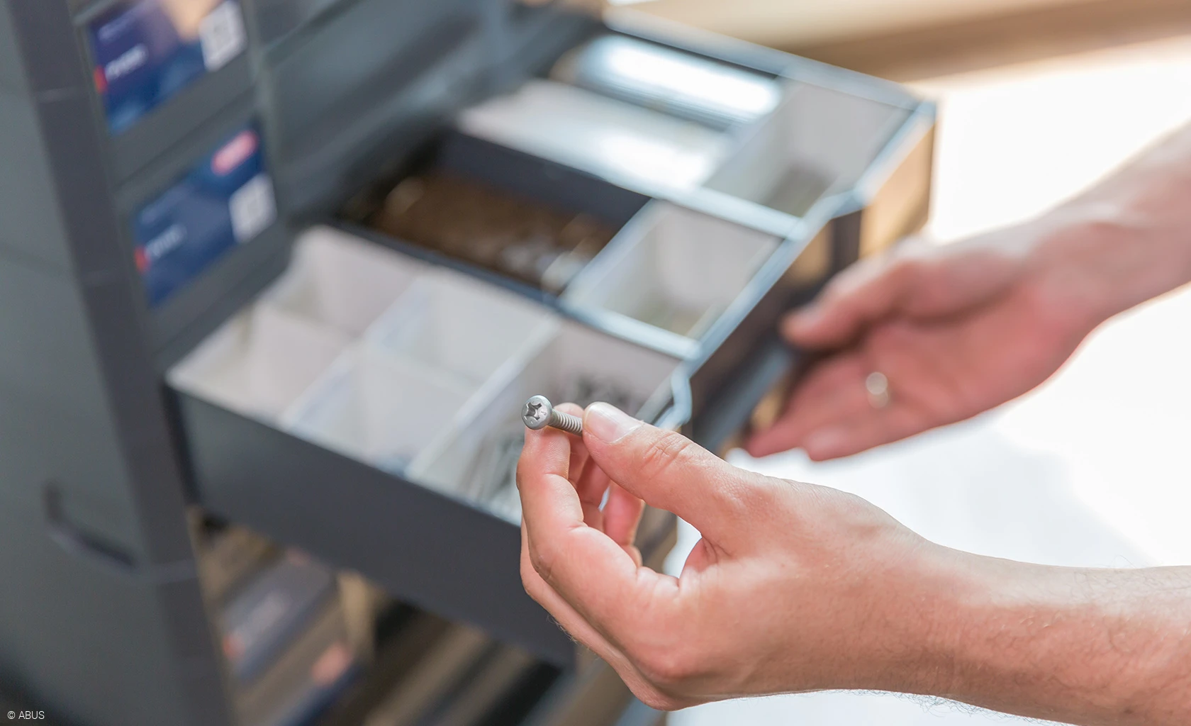 Net zo belangrijk als de productkeuze is de juiste bevestiging © ABUS