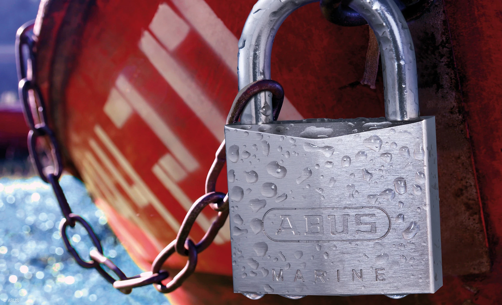 Reliable rustproof - our marine locks © ABUS