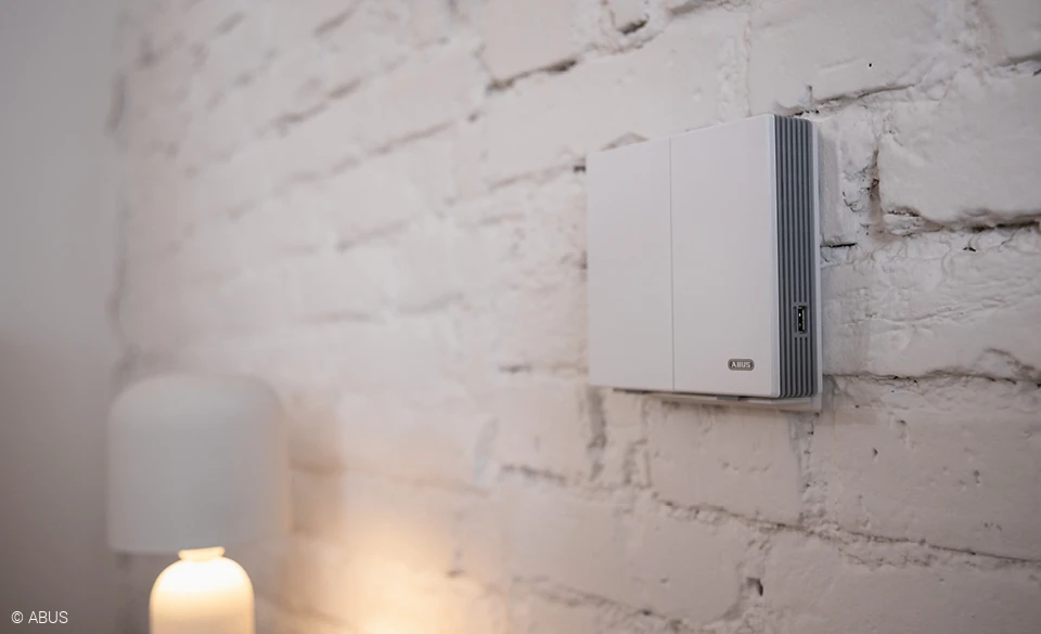Le système de sécurité sans fil professionnel Comfion pour appartements et maisons allie sécurité et fonctions Smart Home. © ABUS