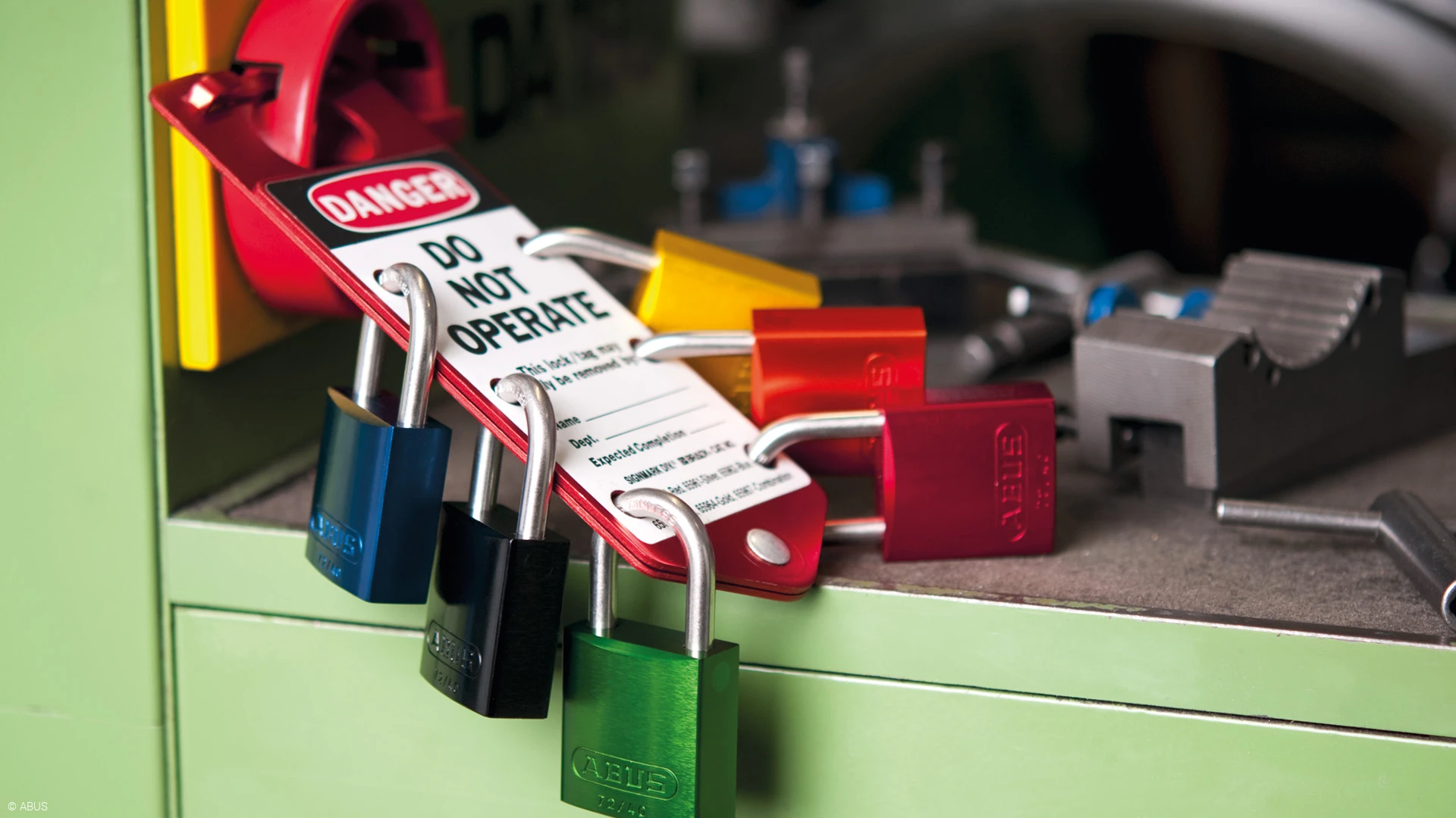 Our products help you protect the lives of your employees © ABUS