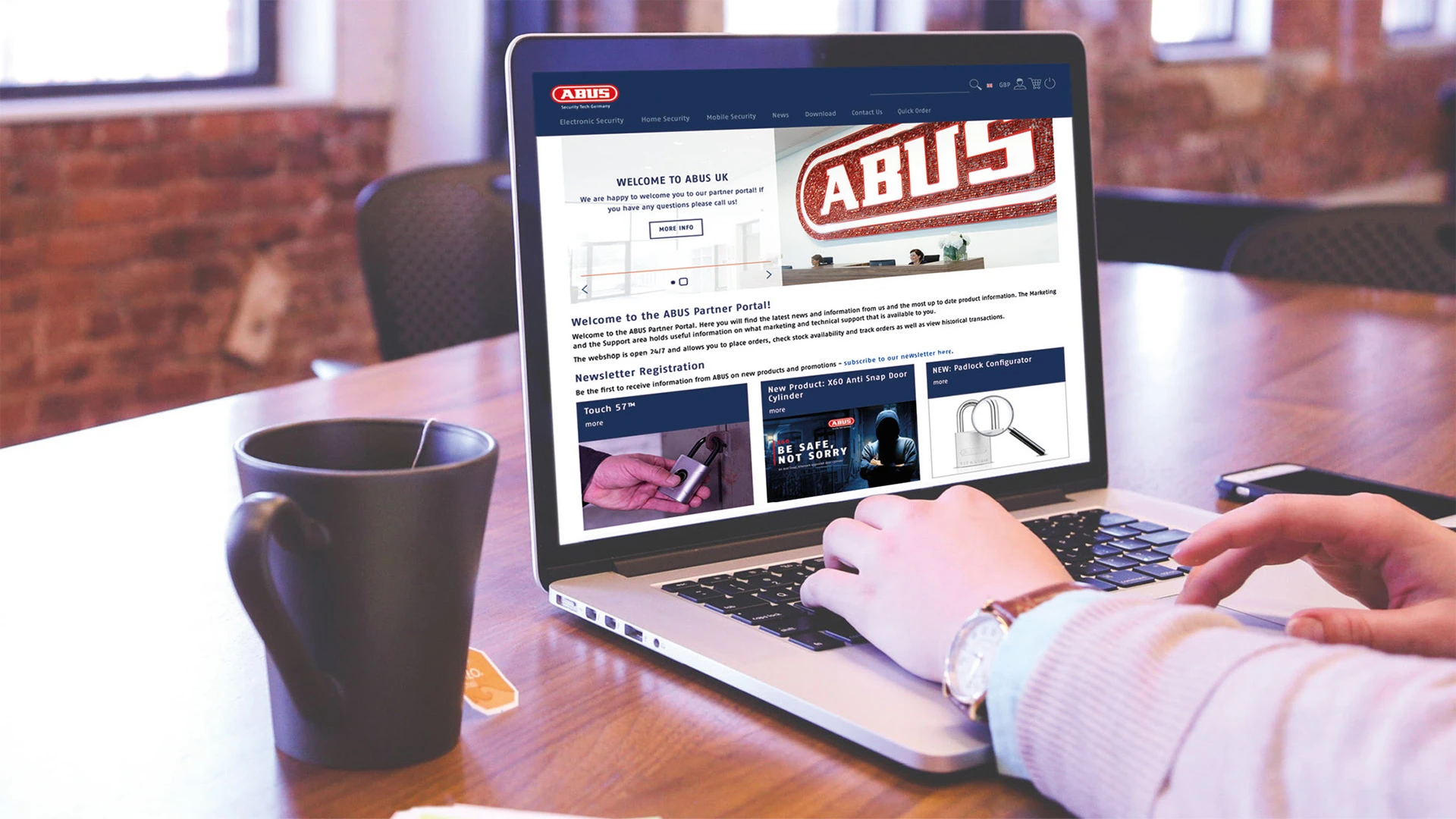ABUS UK PartnerPortal © ABUS