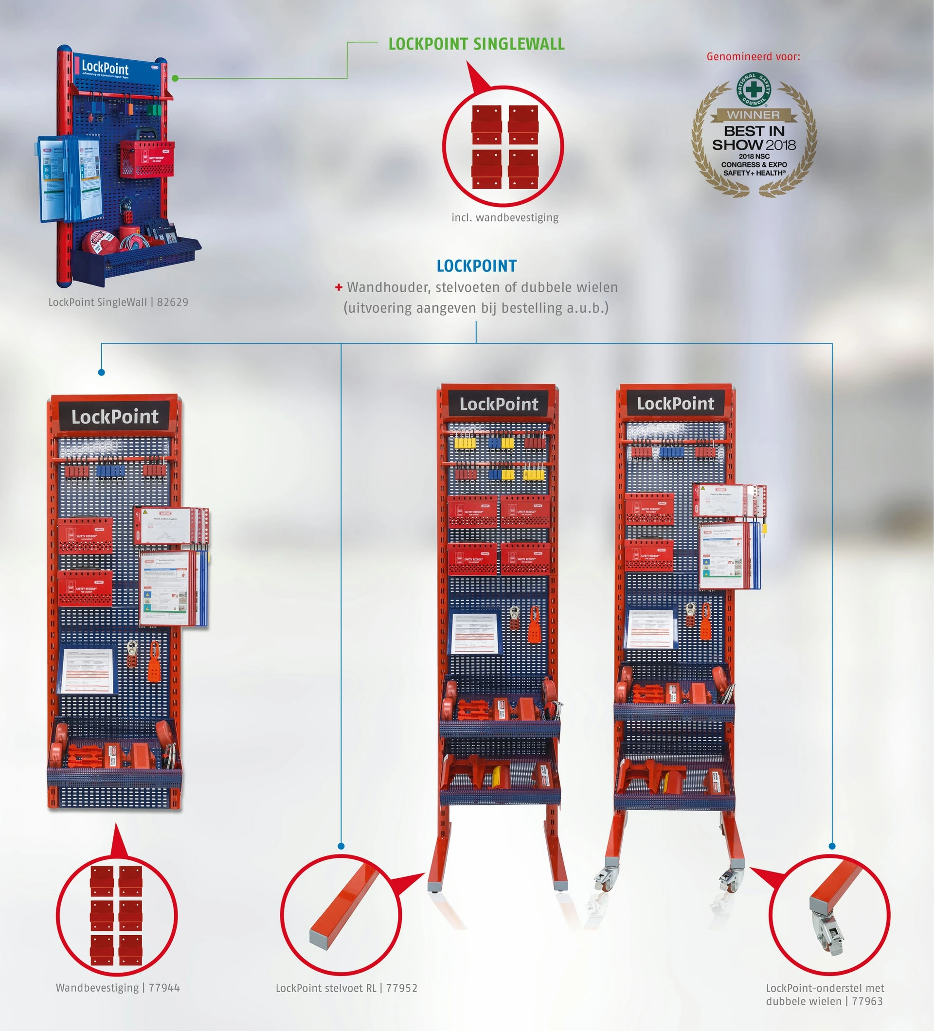 Ontdek de voordelen van het LockPoint liftsysteem © ABUS Ontdek de voordelen van het LockPoint liftsysteem © ABUS