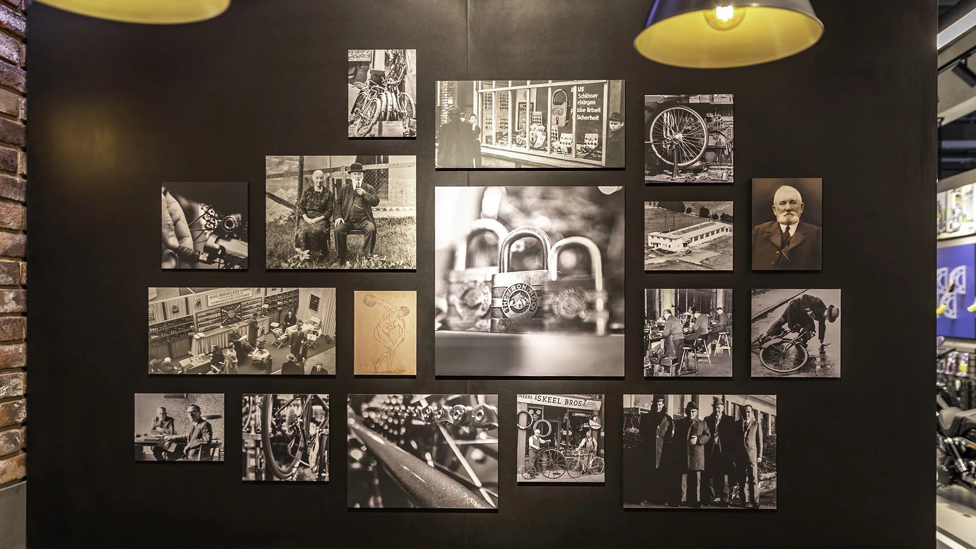 Fotoaufnahmen aus der fast 100-jährigen Unternehmensgeschickte von ABUS. ©ABUS