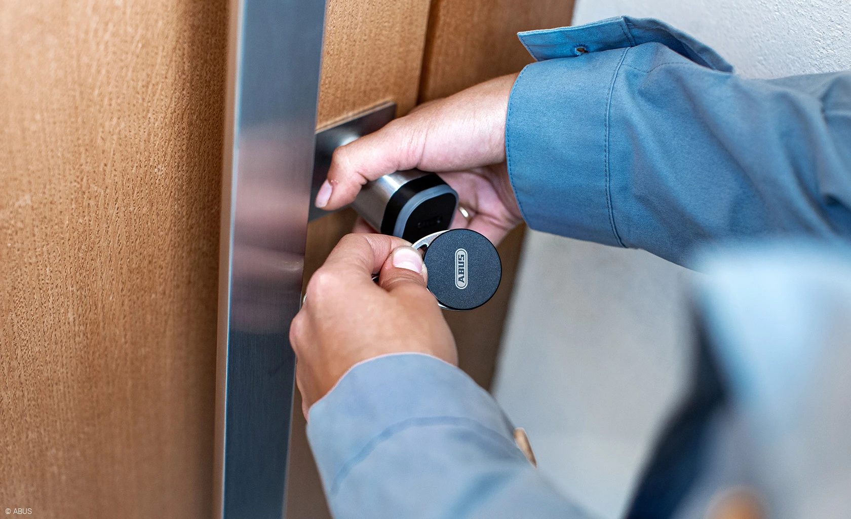 Mit Repeater aus dem WLX Zubehör erweitern Sie Empfang und Reichweite © ABUS