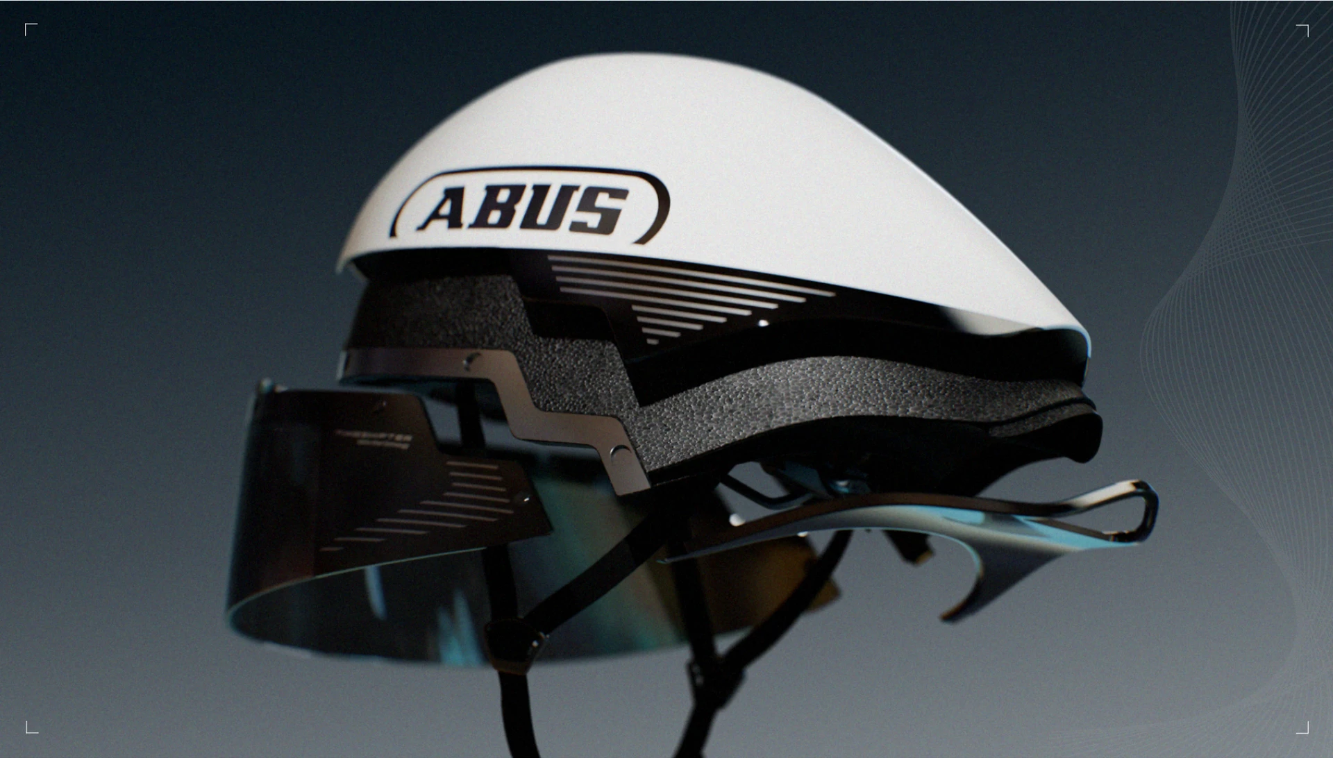 Explosionszeichnung Schalenaufbau des TimeShifter TT Helm © ABUS
