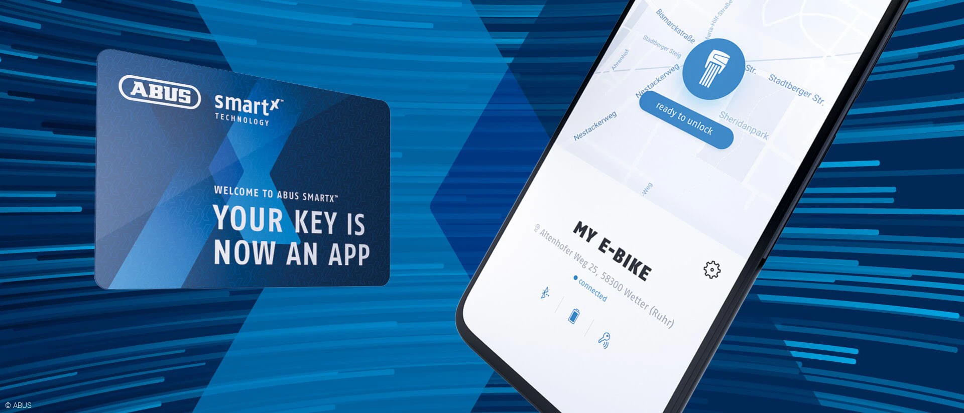 Entdecken Sie unsere digitalen Sicherheitslösungen © ABUS