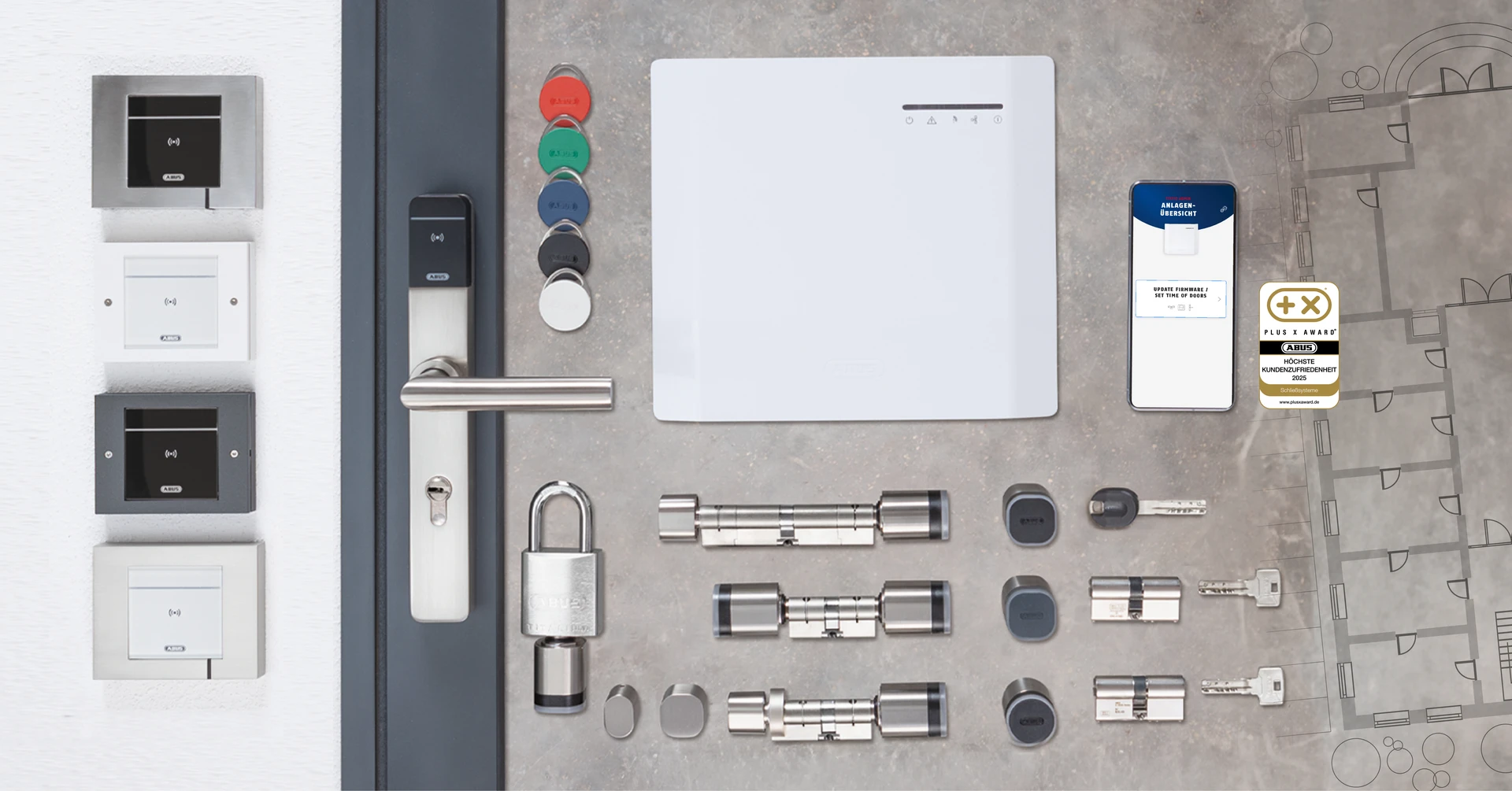 Produkte aus dem Bereich Zutrittskontrolle