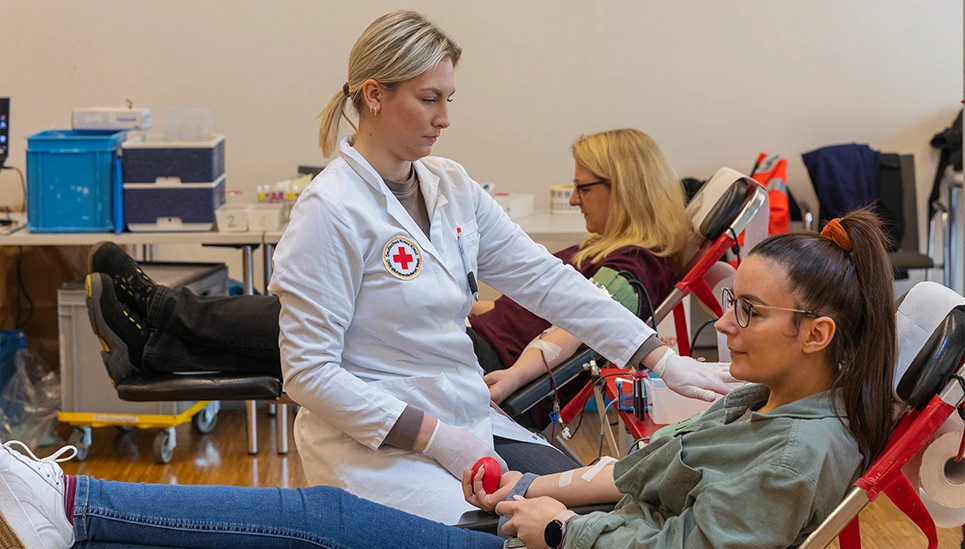 Blutspende-Tag bei ABUS im März 2023