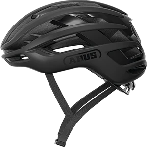 Image produit du casque de route AirBreaker 2.0 en Velvet Black, vue latérale © ABUS