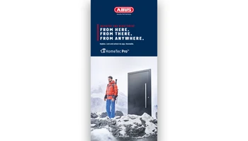Brochure on the HomeTec Pro Buetooth® smart door lock © ABUS