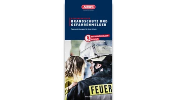 Prospekt zu Brandschutz und unseren Gefahrenmeldern © ABUS