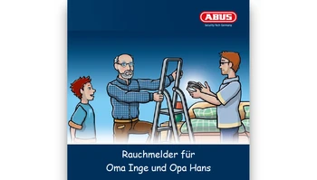Vorlesefibel: Rauchmelder für Oma und Opa © ABUS