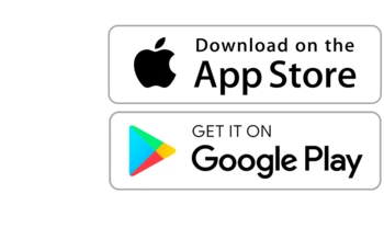 Apple App Store Badge & Google Play Badge