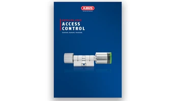 Titelbild des Katalogs Zutrittskontrolle. ©ABUS