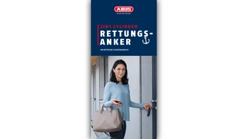 Laden Sie sich hier unsere Fibel zum Zweitschlüsselsystem herunter © ABUS