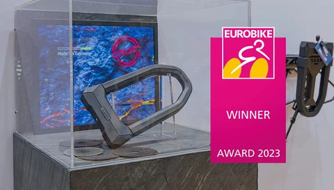 The U-lock GRANIT Extreme 2500 wins the Eurobike Award 2023 © ABUS