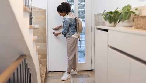 Burglary protection starts at the front door and ends at the basement window. © ABUS