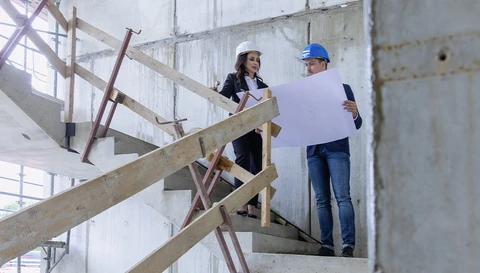 Construction key system - two sets of keys, one key system © ABUS