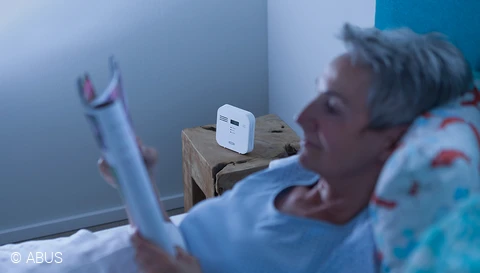 Protect yourself and your family - with the carbon monoxide alarm COWM300 © ABUS