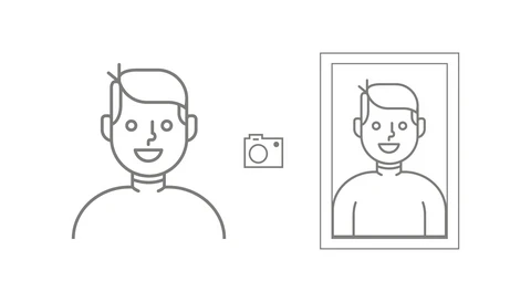 Für die Gesichtserkennung wird zunächst Ihr Gesicht aufgenommen. © ABUS