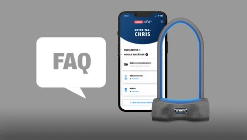 FAQ zum smarten Bügelschloss 770A One © ABUS
